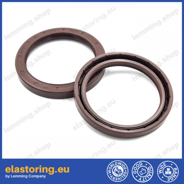 Pressure oil seal 55x70x8/8,5 N1T01 FPM [BABSL]